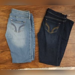 2 pair HOLLISTER jeggings lot set Jean leggings